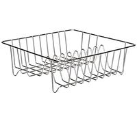Weis Stainless Steel Dish Drainer, Stainless-Steel, Silver, 35 x 35 x 10 cm