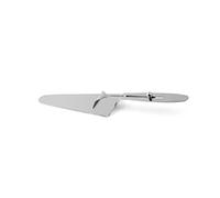 Weis Tart Server with Push Bolt, Stainless Steel, Silver, 24 x 7 x 4 cm