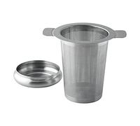 Weis Tea Infuser with Drip Tray 8, 5cm, Stainless Steel, Silver, 8 x 10 x 8.5 cm