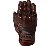 WEISE Victory Goat Leather TPU Armour Motorcycle Gloves (Brown, L)