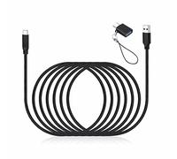 weishan USB C Cable for Elgato HD60 S+, HD60 X Game Capture Card & Wave 3, XLR Condenser Mic - Super Fast Charging Cable with Adapter, 6.6ft Long