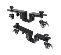 WEISHENG 2 Pcs Door Installation Tool, Heavy Duty Door Lifter Dolly for Up to 2 1/4 Inch Thick Doors, 500lbs Capacity, Cabinet Door Installation Positioner, Door Installation Kit with Lifter Tool