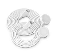 weiship for Apple Watch Charger Cable USB C,2Pack Wireless Magnetic charger Cable 3FT&6FT,Fast Charging Charger Watch Cable Compatible with iWatch Series 11/10/9/8/7/6/5/4/3/2 Ultra 3/SE White