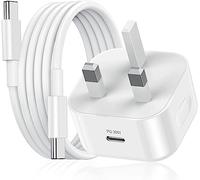weiship iPad Charger and Plug, New Apple 20W USB C Charger & 2M Cable, Type C Fast Wall Charger Adapter compatible iPhone 17/16 iPad Pro 12.9/11 inch,iPad Air 5/4,iPad Mini 6 Gen,Samsung Galaxy S25