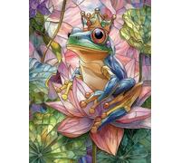 WEISHIWE Lotus and Frog Paint by Numbers for Adults 20x28 Inch v-331