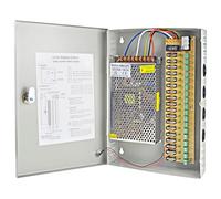 Weishuo 12V Power Supply Box for CCTV Camera 18 Channels Output AC 110V/220V to DC 12V 20A 240W CCTV PSU Power Distribution Box