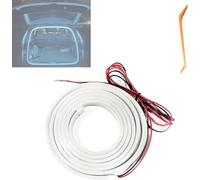 WEISIPU 2/4m Car Trunk LED Light Strip for Boot LED Tail Brake Turn Signal Lights Flow Type, Cool Car Rear Decoration Tailgate Accessories for SUV Trailers (Blue, 2m)