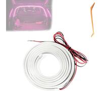 WEISIPU 2/4m Car Trunk LED Light Strip for Boot LED Tail Brake Turn Signal Lights Flow Type, Cool Car Rear Decoration Tailgate Accessories for SUV Trailers (Purple, 2m)