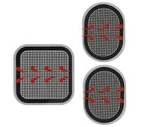 WEISIPU 3 Generic Replacement Gel Pads, Electrodes Pads,Slendertone Gel Pads, Compatible for Slendertone Belt Abs Belt Accessory,Self Adhesive Body Gel Belt Pad