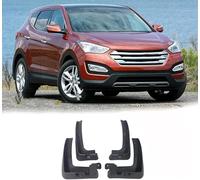 WEISLA 4 Pcs Car Mud Flaps for Hyundai Santa Fe 2013-2018, Mud Flaps Splash Guards Dustproof Anti-collision Front Rear Car Mudflap