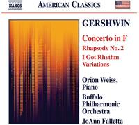 WEISS BUFFALO PO FAL - GERSHWIN CONCERTO IN F - CD - N4z