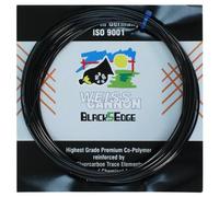 Weiss CANNON Black5Edge Tennis String - 1.24mm / 17G - Black - 12m