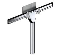 WEISSENSTEIN Self Adhesive Chrome Squeegee - 3M VHB Industrial Strength - Bathroom and Shower Cleaner