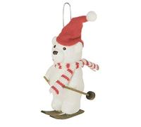 Weiste Skiing Teddy Bear With Hat & Scarf (Set of 2)