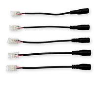 weisuan-Tuodi COB LED Strip Quick Click Connector Cable with DC Female Input 2-Pin 5/8/10MM PCB Board Free Soldering Easy Connetor for Sigle Color COB LED Strip (for 10mm PCB)