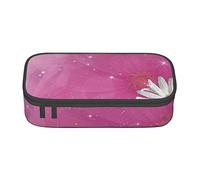 WEISUPG Daisy Big Capacity Pencil Case Large Pencil Pouch Stationery Pen Bag for Girls and Boys