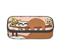 WEISUPG You are Awesome Sloth Big Capacity Pencil Case Large Pencil Pouch Stationery Pen Bag for Girls and Boys