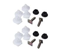 WEITAI 16Pc Front Wheel Arch Trim Clips Plastic Metal Screw Nut Set for Corsa C