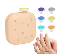 weiting Baby Nail Trimmer,Rechargeable Baby Nail Trimmer Electric | Two-Speed Fingernails Care Tool with 6 Grinding Pads for Home Salon Travel Road Trip