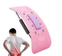 weiting Back Stretching Board,with Heating Magnet Ergonomic | Adjustable Back Stretcher Lumbar Support - for Cervical Spine Body Muscle Recovery Relaxation Men Women Home Gym Travel Birthday