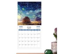 weiting Calendar for Wall | Monthly Wall Art Calendar - Gag Paper Funny Cute Design for Classroom Kitchen Apartment Dorm Family Bedroom College Home Kids Teachers House