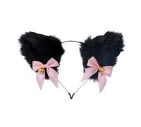 WEITING Cat Ears Headband with Bells, Furry Ears with Bells, Cat Ears Costume for Halloween Chrismas Dress Up, Animal Ears for Women Girl for Anime Cosplay