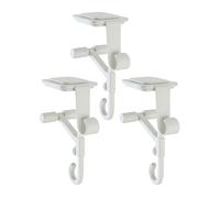 WEITING Fireplace Garland Hanger, 2 in 1 Fireplace Stocking Hanger, Adjustable No Drill Hooks for Home Living Room Public Space Retail Store Display Door Frame Apartment Holiday Party