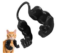 WEITING Funny Cat With Muscular Arms, Mini Hands For Cats,Human Arm For Cats Funny Pet Props Hanging Toy Cat Dress Up Accessories For Kitty Kitten Creative Muscle Decoration Props