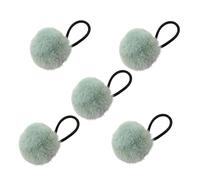 weiting Hair Ties, Colorful Furry Ball Hair Rope, Fashionable Hair Ring Ties for Women And Girls, Versatile Ponytail Holders for Dating, Parties