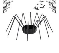 weiting Halloween Candle Holder - Scary Iron Spider Led Candle Holders,Gothic Table Centerpiece Decor for Tabletop Mantels Shelves Balconies Porches Fireplaces Hotel