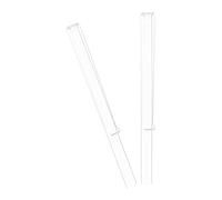 WEITING Piano Music Stand Clips - Clear Acrylic Music Sheet Holder - Music Holder Clip Book Page Clip for Wind for Musician Composer Outdoor Gig Rehearsal (1 Pair)