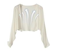 WEITING Silk Sun Knit Cardigan for Women - Summer Thin Sun Knit Cardigan,Lightweight Thin Knit Short Cardigans with Uv Protection for Girl Beach Shopping Spring Fall White