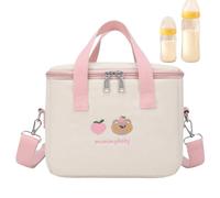weiting Small Diaper Bag Tote,Diaper Bag Multifunctional Travel Nappy Bag - Large Capacity Storage Bag with Insulation Layer Compartment, Adjustable Diaper Bags Tote for Girls Boys