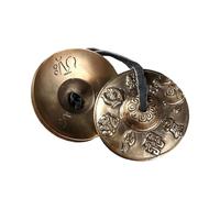 weiting Tibetan Cymbals | Brass Relaxing Spiritual | Hand Percussion Instruments - for Home Car Doorway Halloween Thanksgiving Holiday Birthday Party Family Friends Drumming Clapping Collision