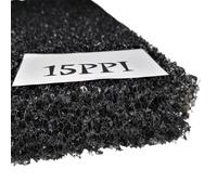 WEITINGKKK Aquarium Filter Media Pad, Aquarium Filter Floss Sponge Black Cotton Multiple Sizes(15ppi,50cmx25cmx2cm)