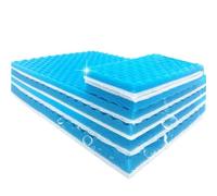 WEITINGKKK Aquarium Filter Media Pad, Aquarium Sponge Filter Blue And White Multiple Sizes(30cmx25cmx2cm)