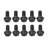 WEITINGKKK Flanged Button Head Screws, Reversible Screw Carbon Steel M8 M7 M6 Hex Flange For Cutting Machine Screw Pressure Plate Back 10Pcs(7mm)