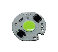 WEITINGKKK LED Chip Bulb, 10 Pcs LED COB Chips AC 220V Driverless Multicolor 3W-12W for DIY(Y27 Green,12W)