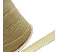WEITINGKKK Ribbons for Gift Wrapping, Single Face Velvet Ribbon Multicolor 6-38mm x 3-5 Yards Polyester Silk(ChromeYellow,15mm x 5yards)