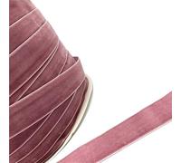 WEITINGKKK Ribbons for Gift Wrapping, Single Face Velvet Ribbon Multicolor 6-38mm x 3-5 Yards Polyester Silk(Lilac,20mm x 5yards)