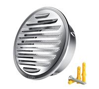 WEITINGKKK Soffit vents exterior,Vent cover, 45° Cover Vent Hood Outdoor Flat Ducting Ventilation, With Screen Mesh, For Indoor Exhaust(70mm 2.7in)