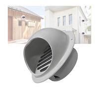 WEITINGKKK Soffit vents exterior,Vent cover, Air Extractor Cover Rainproof Outlet Cap For Flats Apartment Garage(Light grey,200mm)