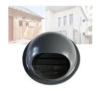 WEITINGKKK Soffit vents exterior,Vent cover, Air Extractor Cover Rainproof Outlet Cap For Flats Apartment Garage(Dark gray,70mm)