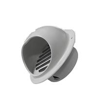 WEITINGKKK Soffit vents exterior,Vent cover, All Home Wall Vents, Bathroom Vents Extractors Air Conditioning Units Kitchen Fans Vents Cover Hood, Spherical(Light grey,100mm 4 inch)