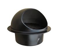 WEITINGKKK Soffit vents exterior,Vent cover, Easy To Use, For Range Hoods Bathroom Fan Exhaust Air Conditioner Cloth Dryers External Extractor(150mm(5.9 inch))