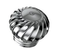 WEITINGKKK Soffit vents exterior,Vent cover, Silent Pipefit Roof Ventilating Fan, All Purpose Chimney Cowl Energy-Efficient(400mm)