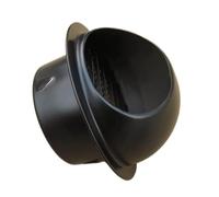WEITINGKKK Soffit vents exterior,Vent cover, Stable With Fine Mesh Prevents Debris From Entering, With Grille, Shutte, Range Hood Exhaust Port(200mm(7.9 inch))