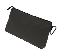 WEITINGKKK Tool Storage Bag, Tool Pouch Zipper Bag Utility Storage Black 12x2x7 Inch