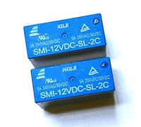 WEITOL 5PCS Relays SMI-05VDC 12VDC 24VDC-SL-2C 5A 8PIN 5V 12V 24V (Size : SMI-24VDC-SL-2C 24V)