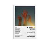 WeiTol Boygenius Poster The Record Music Album Poster Decorative Painting Canvas Wall Posters And Art Picture Print Modern Family Bedroom Decor Posters 12x18inch(30x45cm)